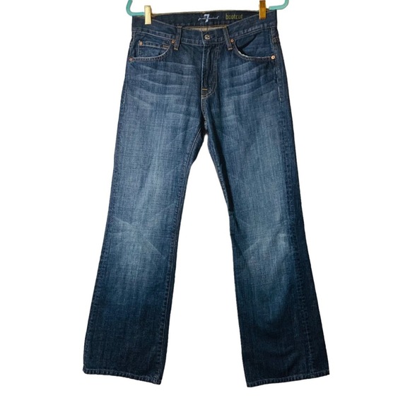 7 for all mankind EUC size 30 Bootcut denim jeans sz 30 - Picture 3 of 7